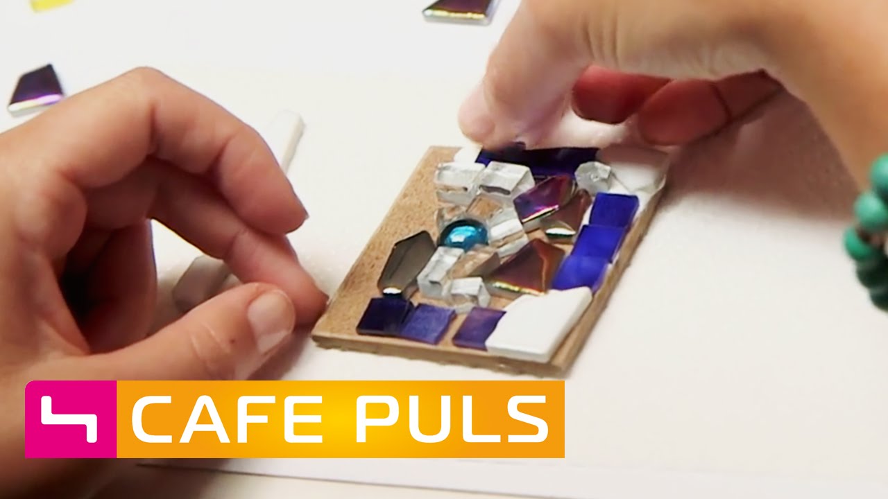 Glasmosaik selber basteln | Café Puls