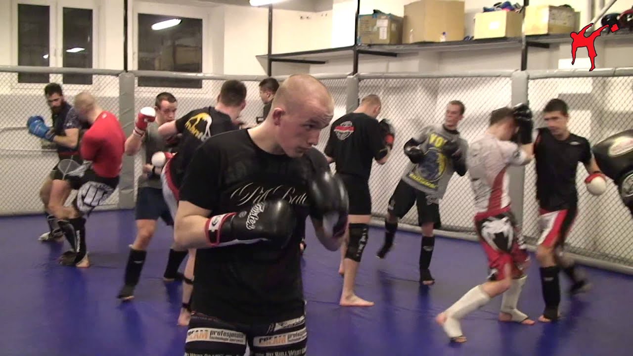 Trening stójki z Tomaszem Bronderem w Silesian Cage Club