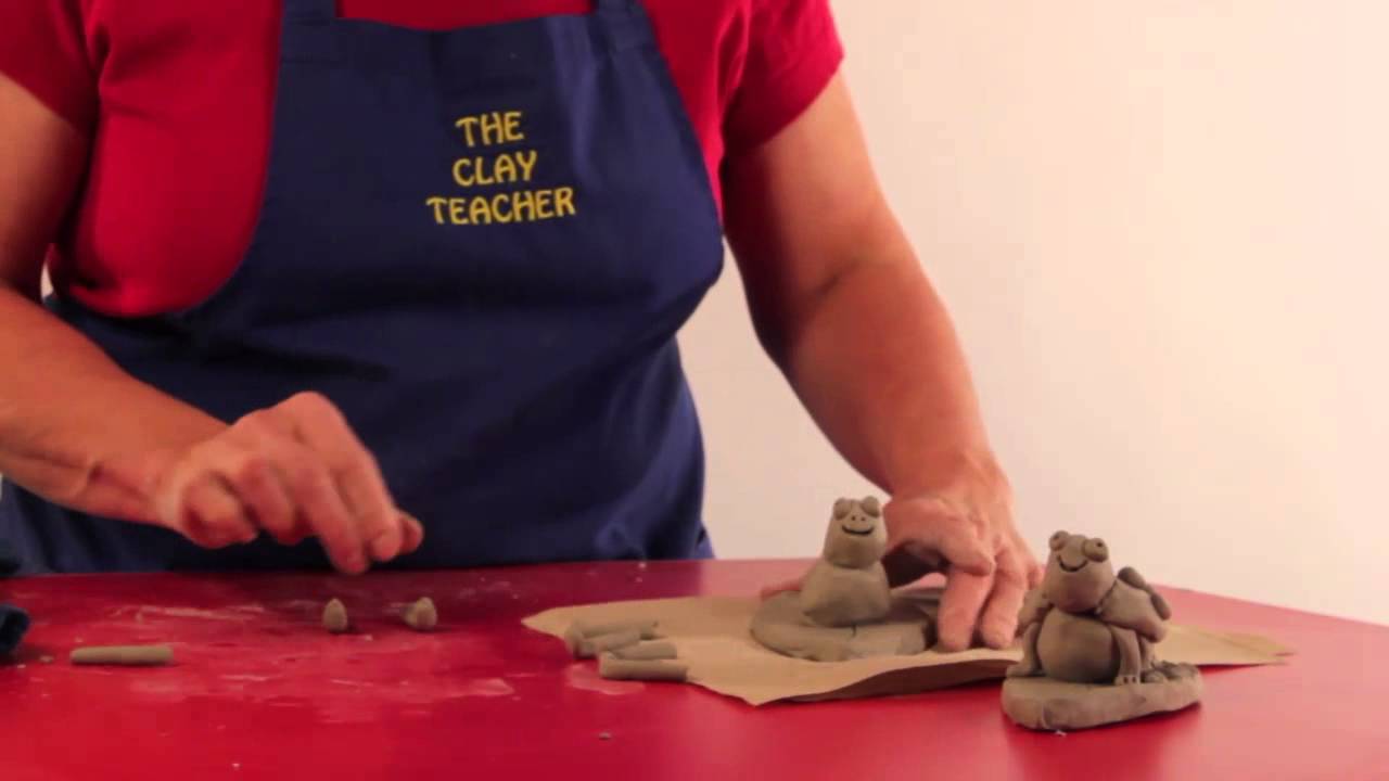 Make a Clay Ladybug on a Leaf with The Clay Teacher!
