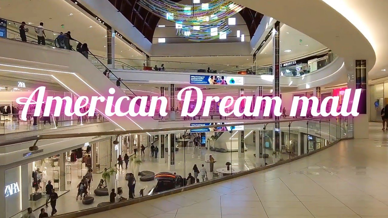 Walking in American Dream mall in East Rutherford, New Jersey, USA