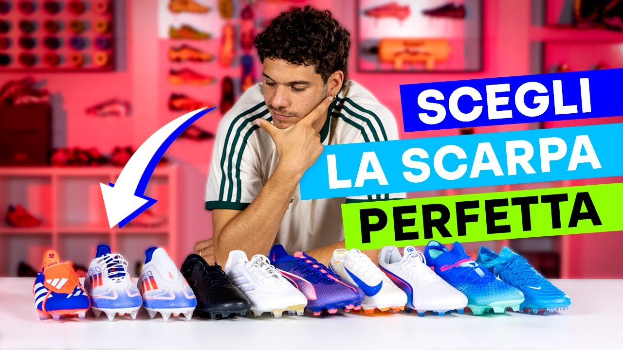 Tutorial: come scegliere la scarpa da calcio perfetta