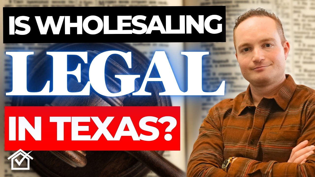 Is Wholesaling Real Estate LEGAL In Texas? NEW Laws & Regulations in 2026!
