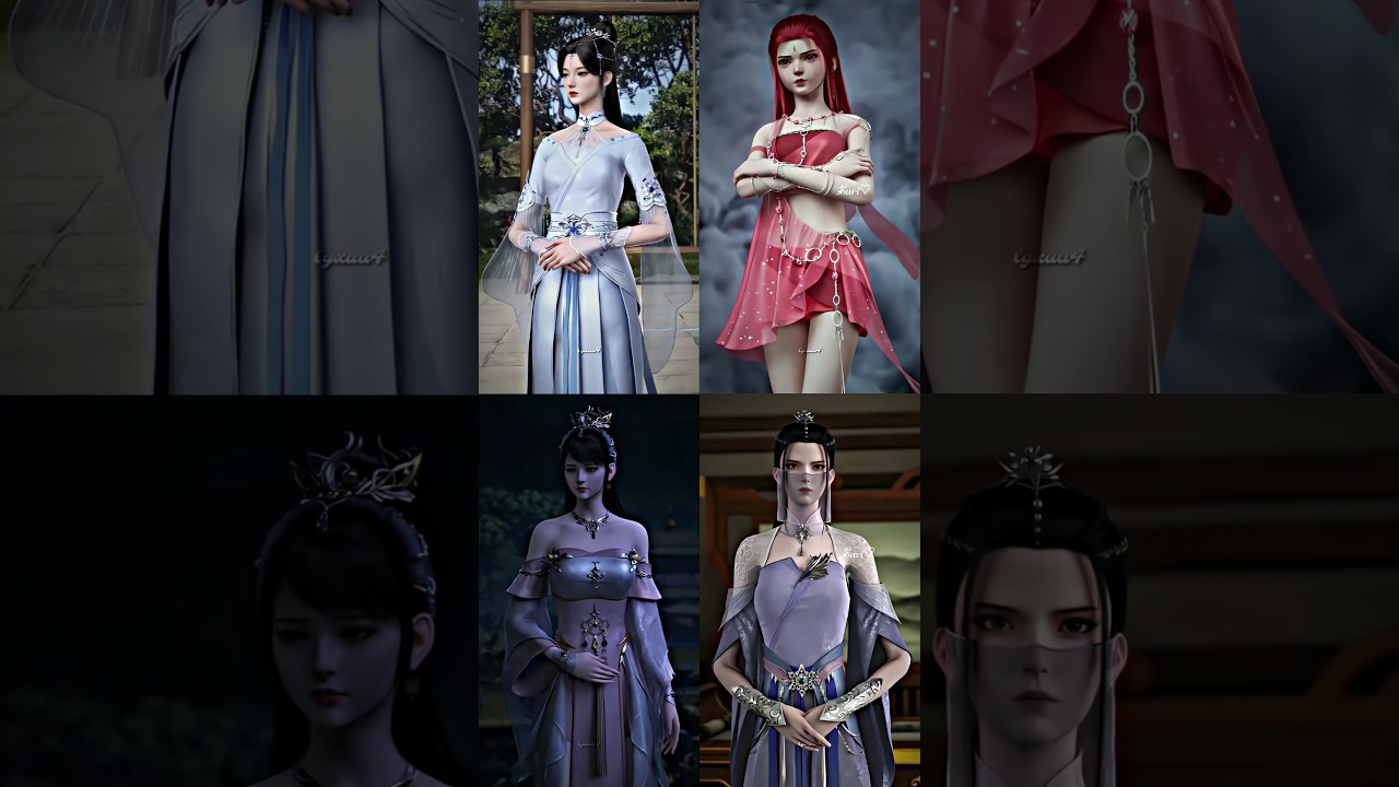 para ceweknya Lord Yun Che 😎🔥|| JJ DONGHUA AGAINST THE GODS #xiaqingyue #moli #lanxueruo #chuyuechan