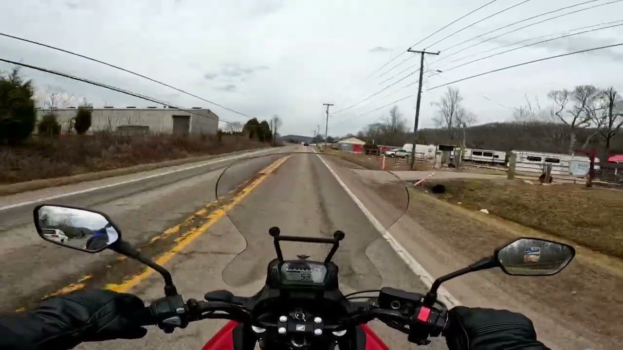 Ridge running on Honda NC700X, part 2,.. 2/17/26