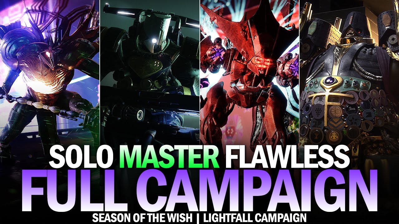Solo Flawless Master Lightfall Full Campaign [Destiny 2]