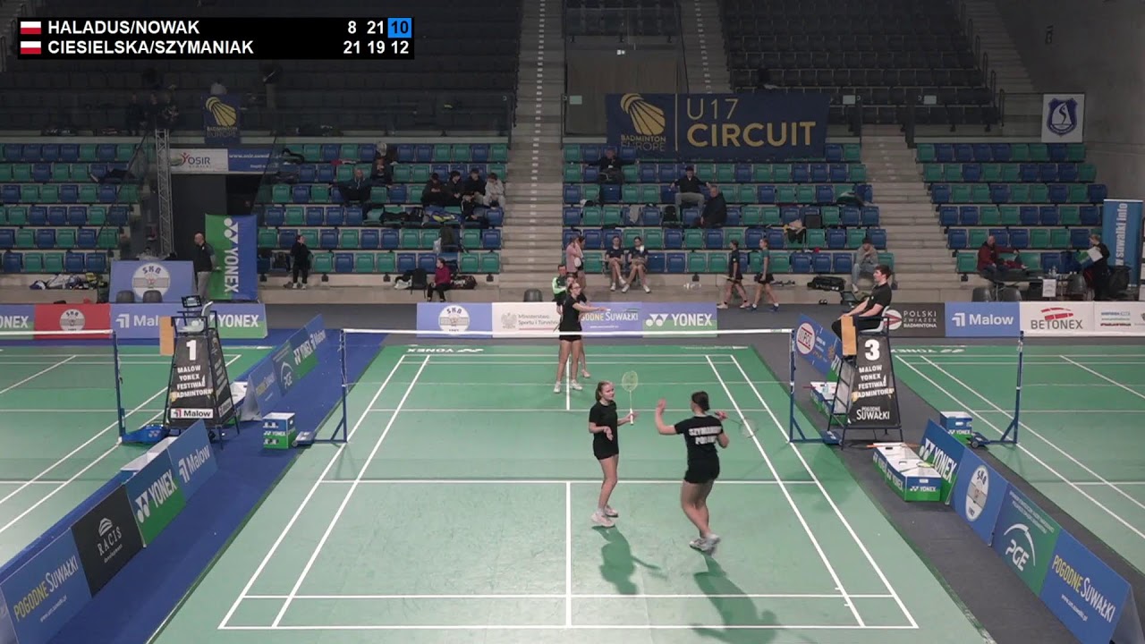 Kort 3 | MALOW YONEX Polish U17 International | Day 1 | Suwałki | 2026