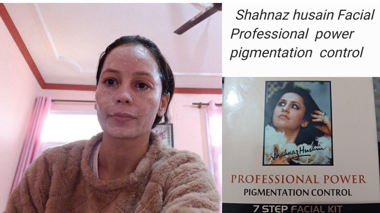 Shahnaz Husain Professional Power Pigmentation Control 7 Step Facial kit 💞 || Facial At Home