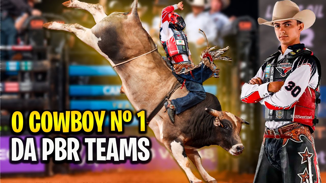 Ele é o MELHOR COWBOY da PBR Teams até o momento: Thiago Salgado