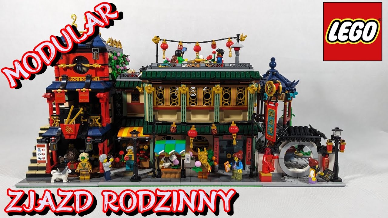 LEGO® Zjazd rodzinny w wersji modułowej MOC