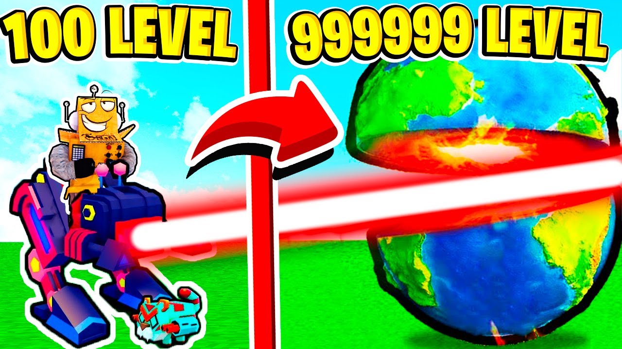 САМЫЙ СИЛЬНЫЙ В МИРЕ РОБОТ ПИТОМЕЦ! СИМУЛЯТОР РОБОТОВ ПИТОМЦЕВ НУБ и ПРО ВИДЕО ROBLOX Bot Clash