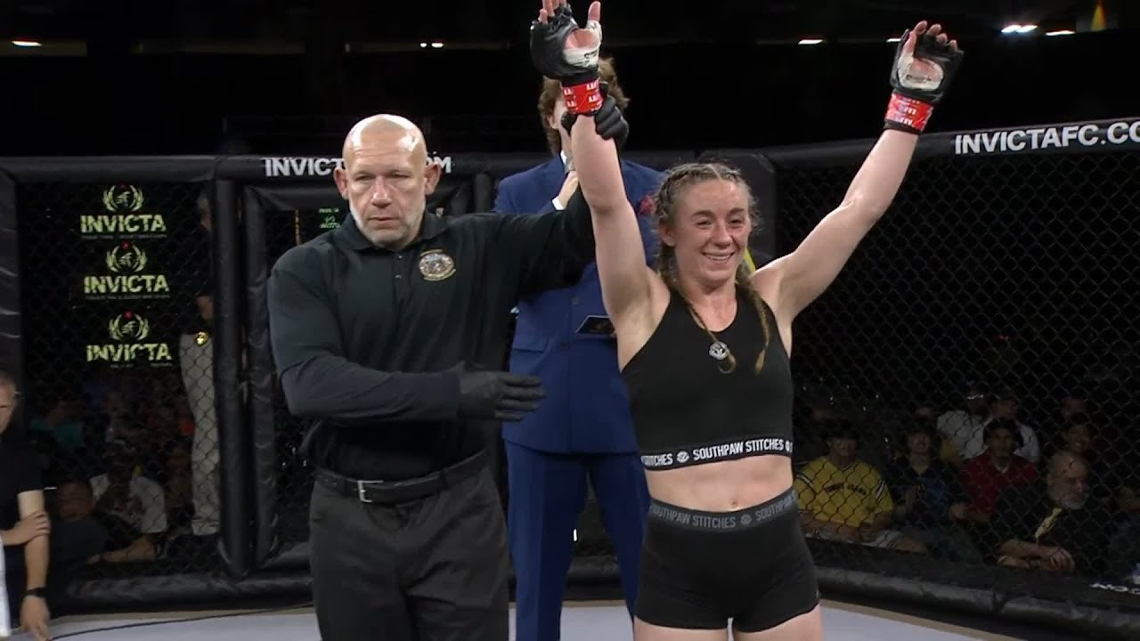 Invicta FC 62: Charlsey Maner Post-Fight Celebration
