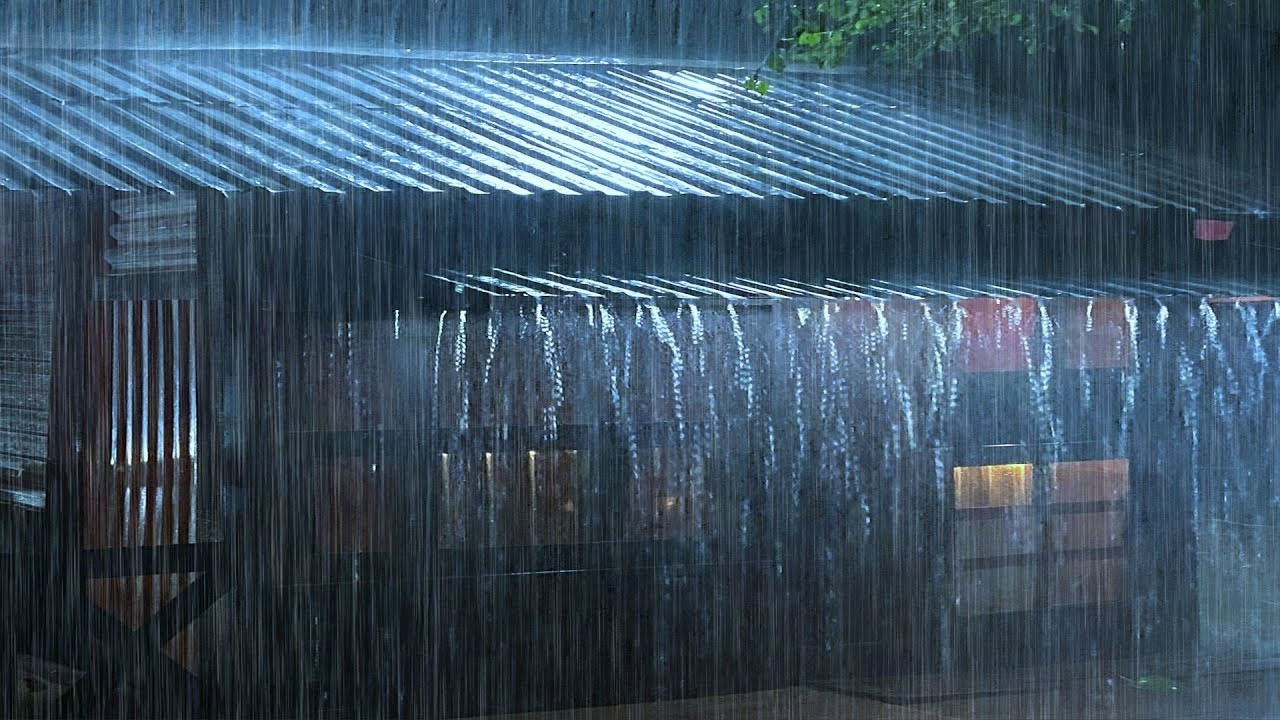Rain Sounds For Sleeping - 99% Instantly Fall Asleep With Rain And Thunder Sound At Night ~ ASMR