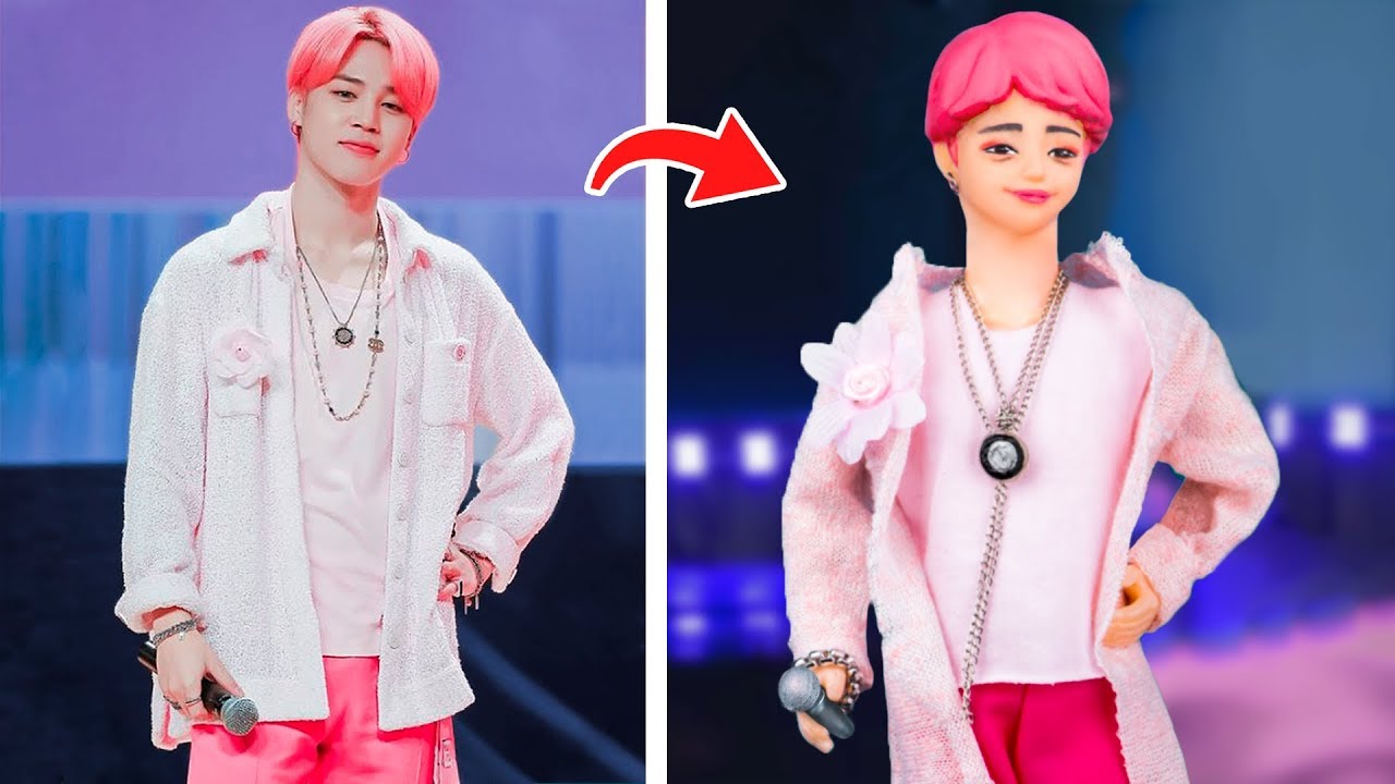 5 Domowych Hack&oacute;w żeby Barbie Wyglądały jak Gwiazdy / Billie Eilish, Rihanna, Gigi Hadid, BTS
