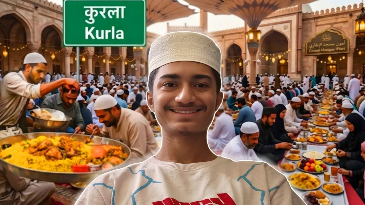 I Did Iftari At Kurla Biggest Mosque!