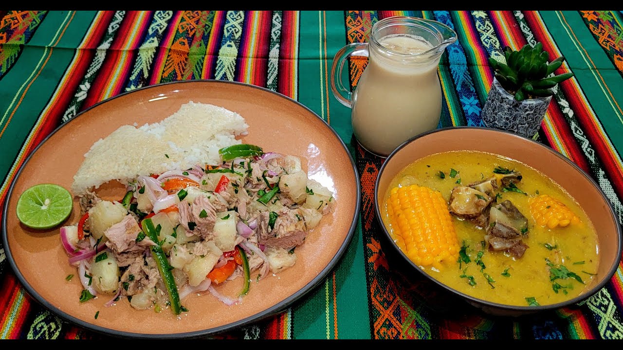 ♨️Cocinando para mi mamita😍SOPA🥘 DE CHOCLO CON CARNE, PICANTE 🥘DE ATÚN, QUAKER CRUDO CON NARANJILLAS