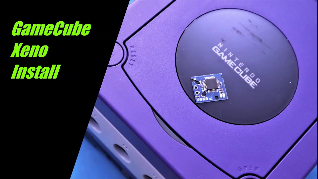 Xeno chip install on a GameCube