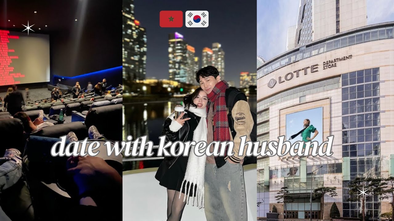 Culture Shock: Korean Boyfriend Wore High Heels for his woman?| lovely date with husband [vlog 🇰🇷🇲🇦]