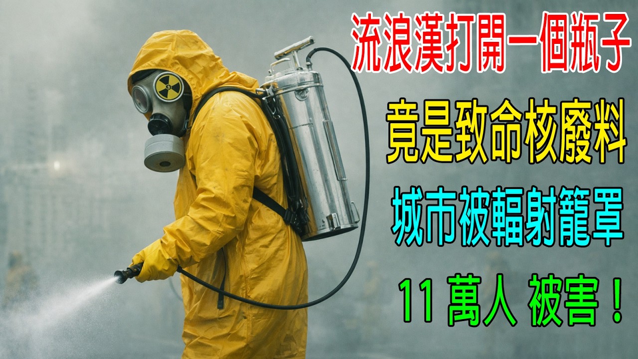 流浪漢打開一個瓶子，竟是致命核廢料，城市被輻射籠罩，11萬人被害！巴西版切爾諾貝利