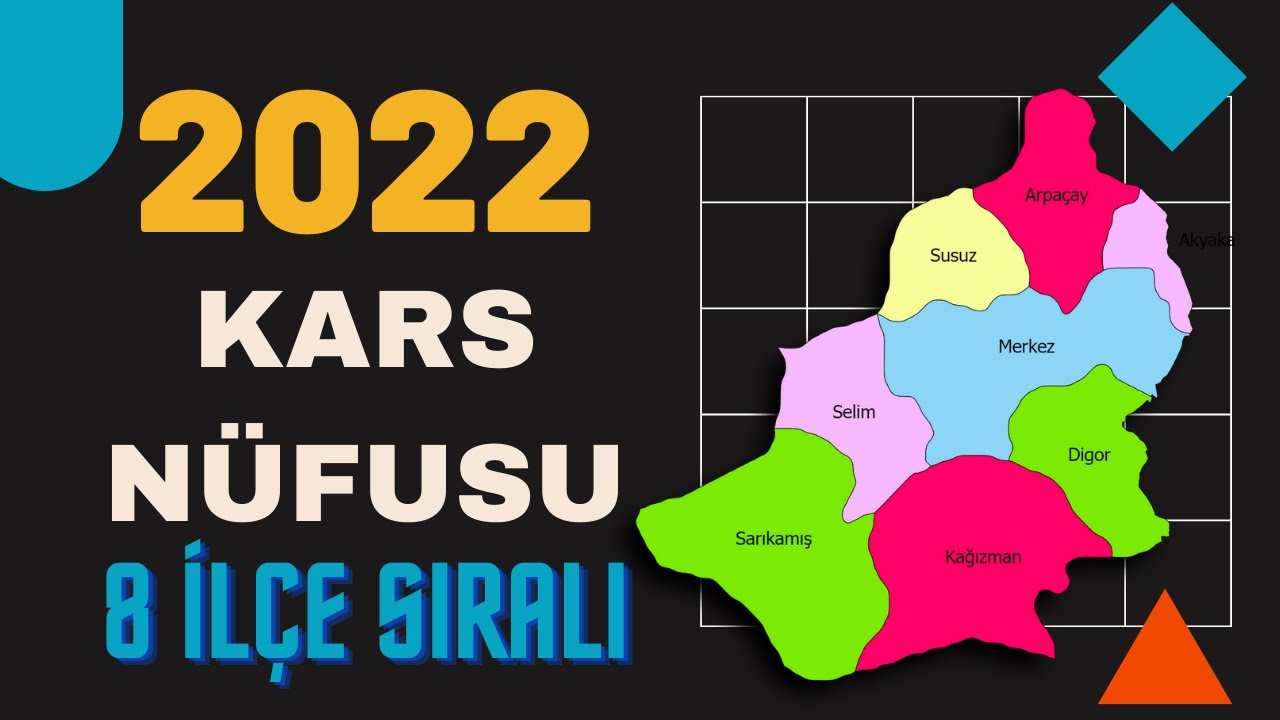 2022 Kars Nüfusu - Kars İlçe Nüfusları - Kars Nüfusu Ne Kadar? - Sarıkamış Nüfusu