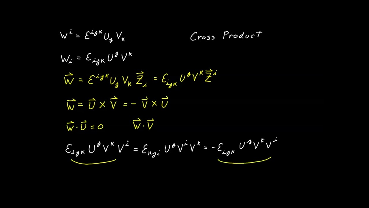 Video 52 - Cross Product
