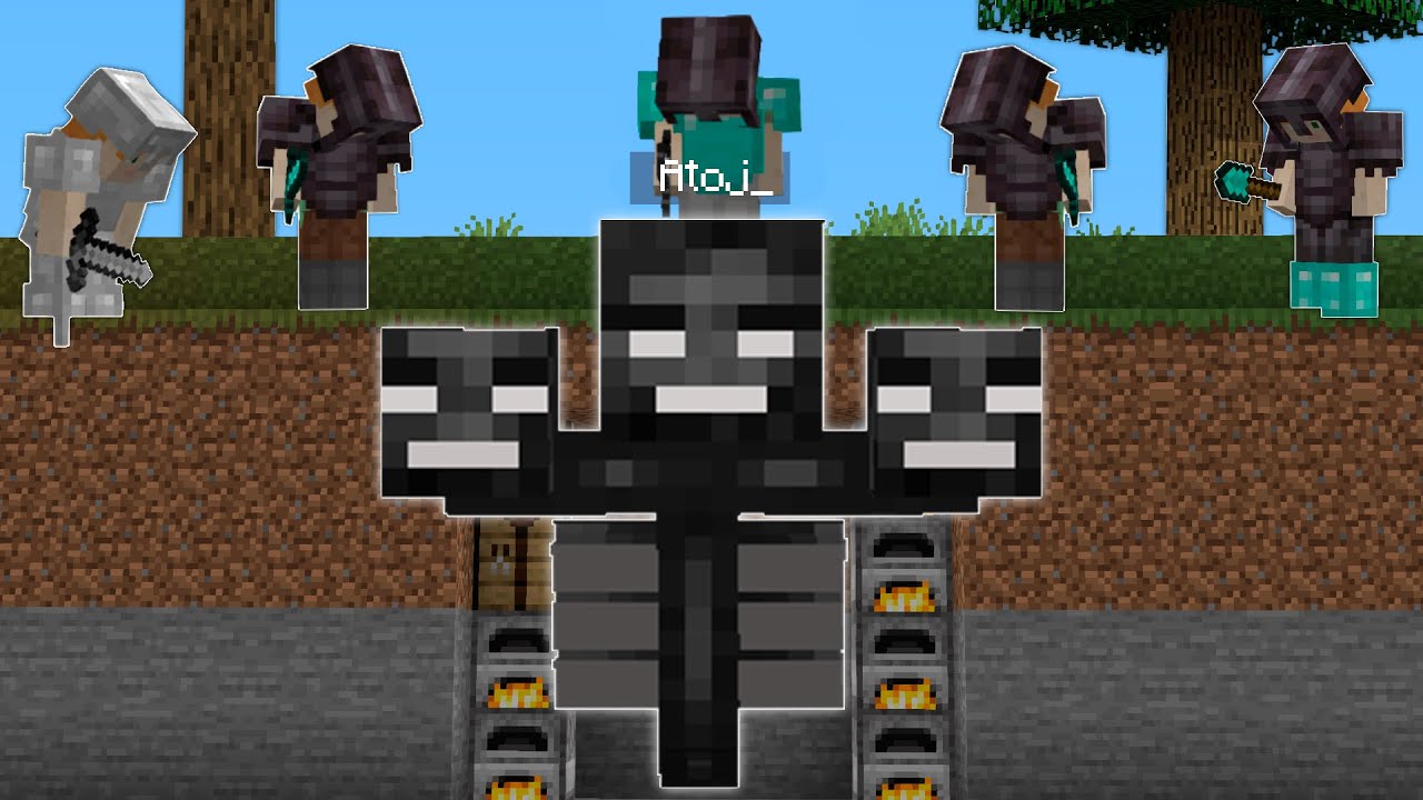 MINECRAFT 100 JUGADORES, PERO PUEDO TRANFORMARME EN MOBS DIFERENTES