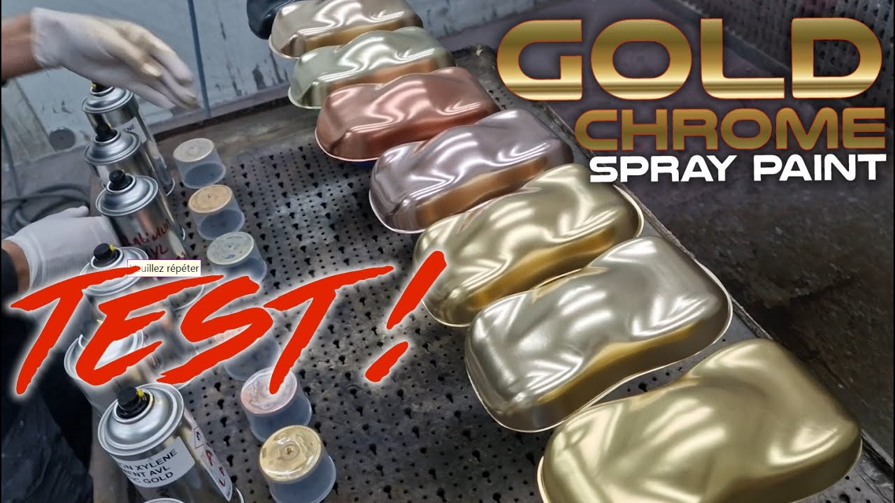 Liquid Metal Golding Paints by Stardust Colors - Peintures Métalliques Dorées Effet Miroir