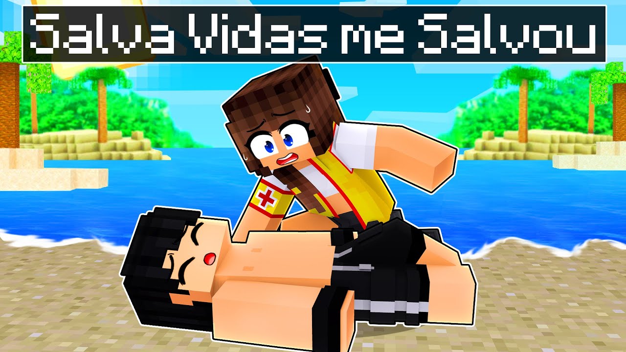 P3DRU foi SALVO pela MENINA SALVA-VIDAS no Minecraft