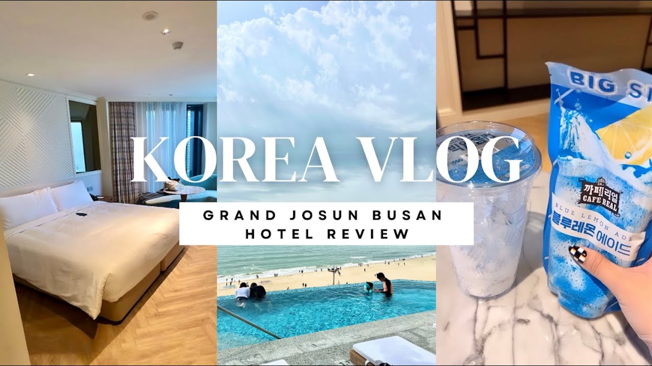 Korea Vlog | NYC ➡️ Seoul ➡️ Busan, KTX to Busan and Grand Josun Busan Hotel Tour