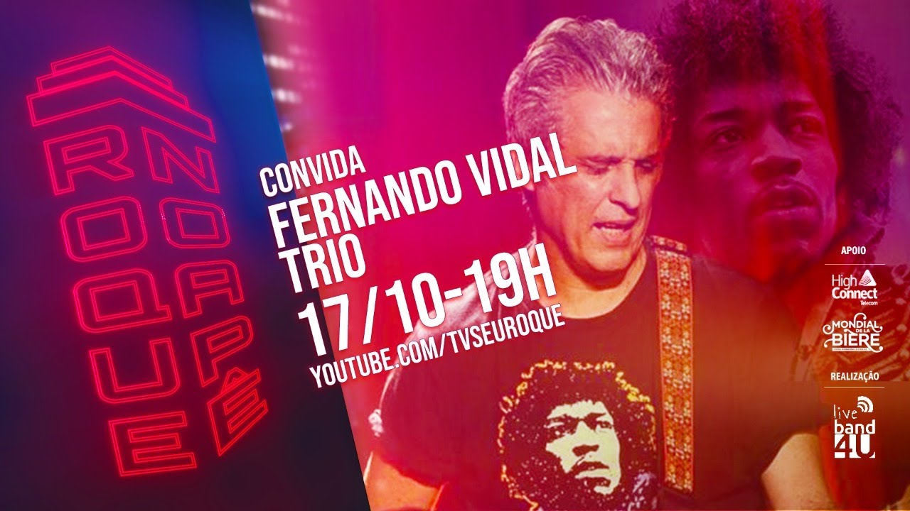 Roque No Apê convida: Fernando Vidal Trio - Tributo à Jimi Hendrix