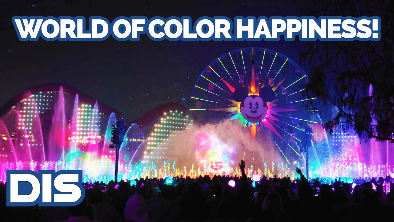World of Color Happiness! | Disney California Adventure