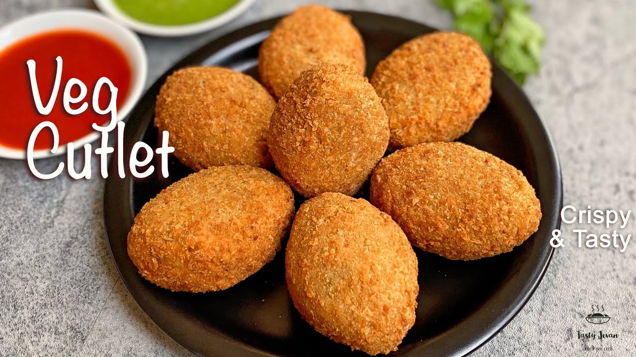 Crispy Veg Cutlet Recipe | Crunchy Veg Patties | Vegetable Nugget recipe | Mix veg cutlets