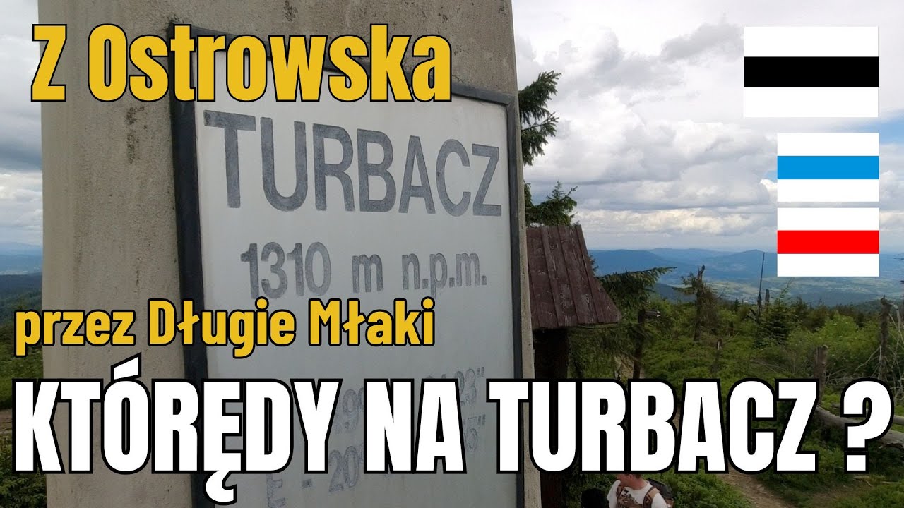 Którędy na Turbacz ? z Ostrowska czarnym szlakiem. Nowy, mało używany, ale swój urok ma