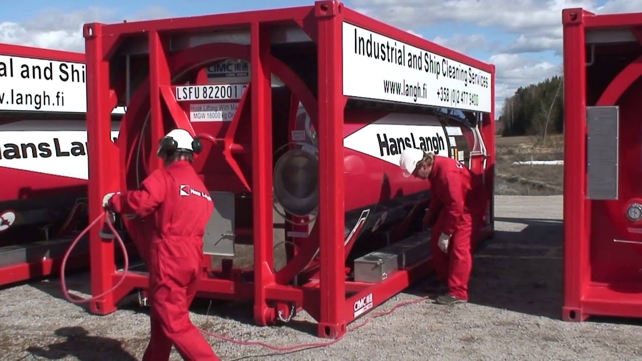 20&rsquo; Tank Container hook lift
