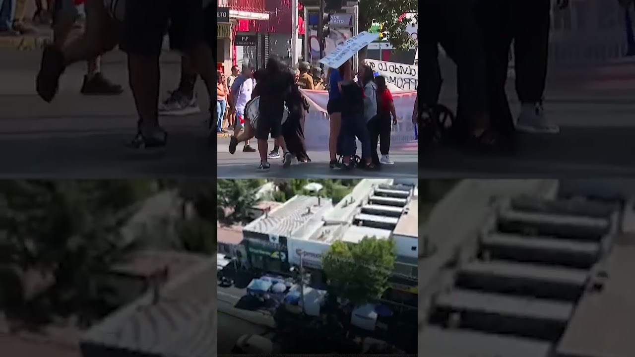Tensión en medio de desalojo de comerciantes ambulantes en Puente Alto
