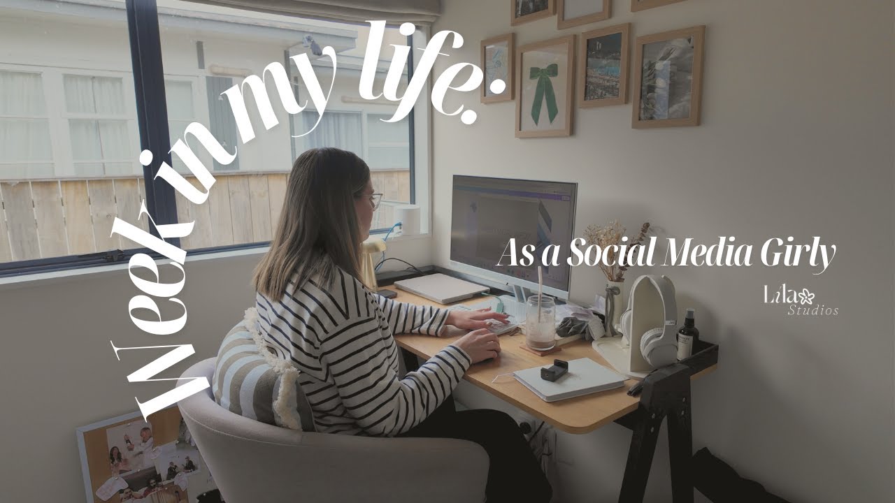 Busy week as a Social Media Manager 🤎 Autumn style, content hacks & BTS of a styled bridal shoot!