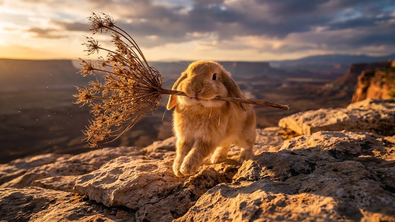 Egg-Born Rabbit:: Tiny Holland Lop Gathers Seeds & Plants New Life | EP 05