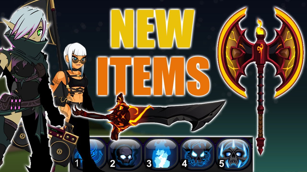 AQW New NSoD - BLoD and BoA! Legion Revenant Skill Art Update | Diabolical Techwear and Summer Items