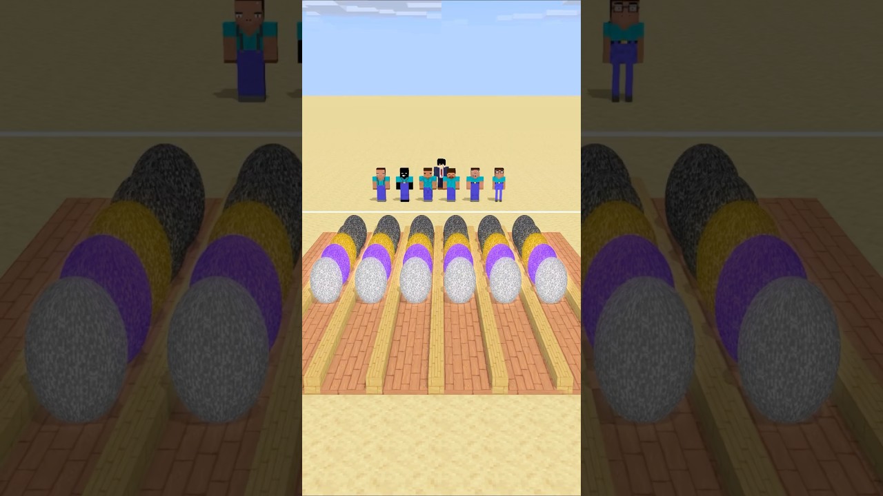 HELP Herobrine To Power Up And Win The Who Can Break The Most #friendship #shorts #trending #anime