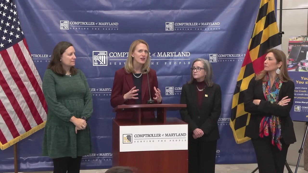 Start of Tax Season in Maryland - Comptroller Brooke Lierman Announcement