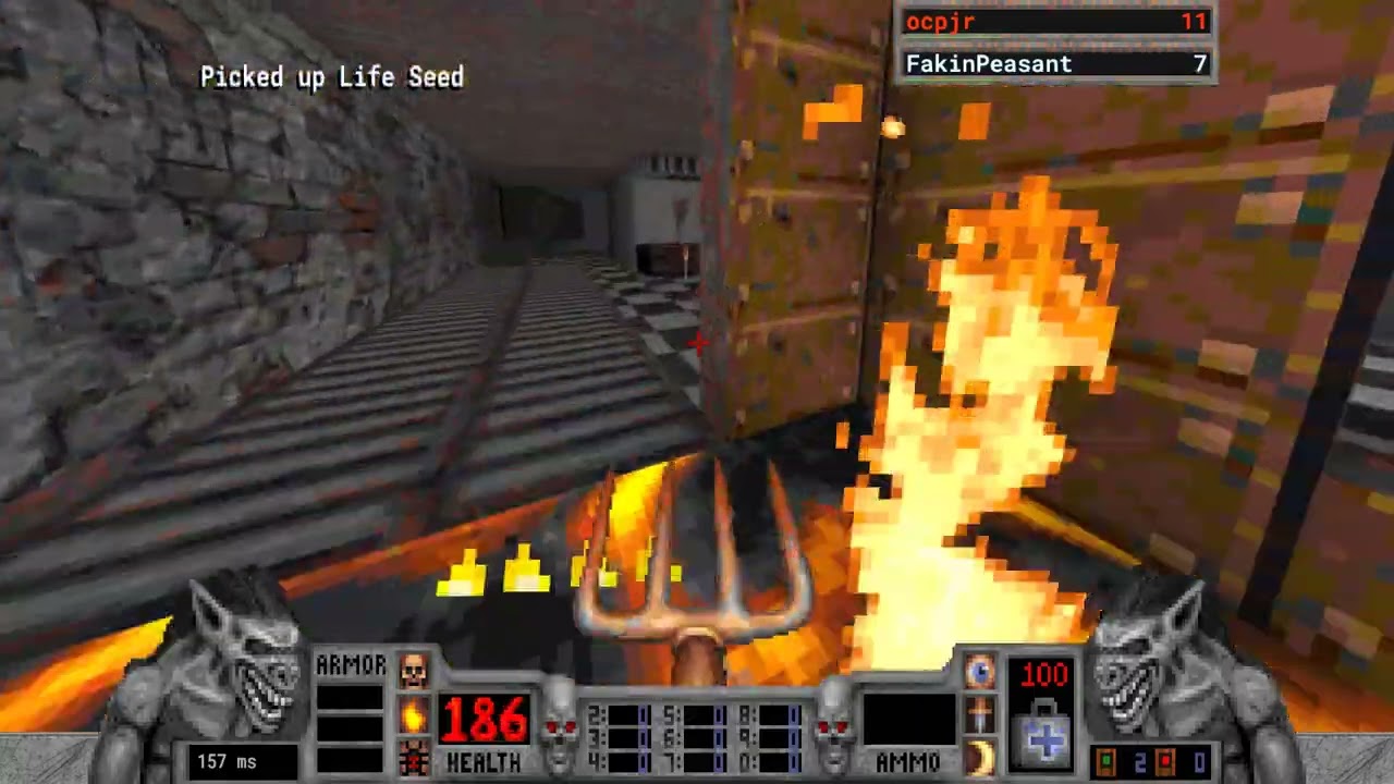 1 hour of bloodbath deathmatch gameplay in the shooter game: Blood Refresh Supply