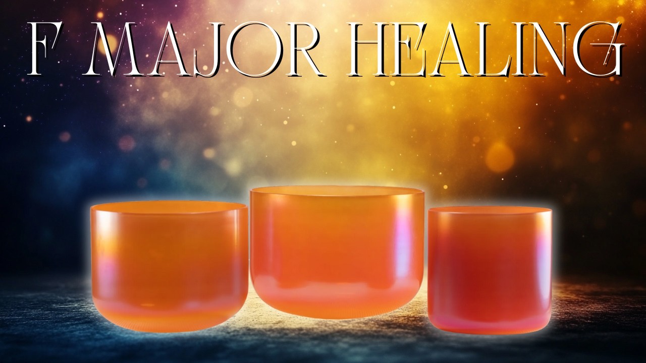 RESET YOUR BODY | Sunset Serenade Crystal Bowls • F Major Healing Sound Bath