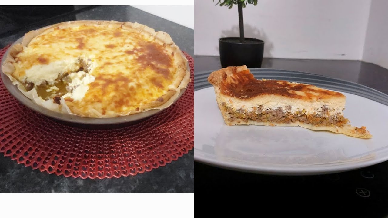 Quiche à la viande hachée