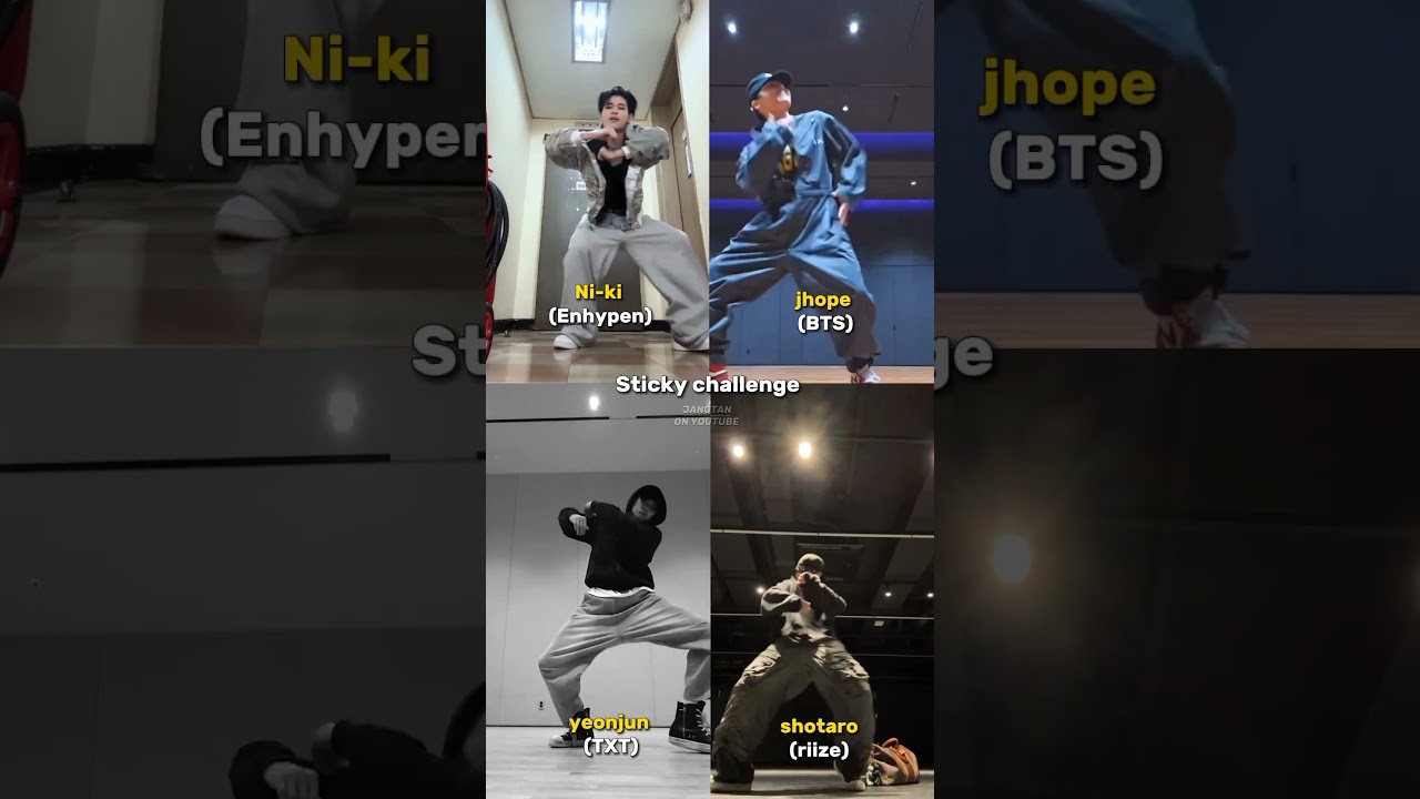 Gł&oacute;wni tancerze sprostali temu wyzwaniu 🔥💫 #jhope #niki #yeonjun #shotaro #sticky #kpop