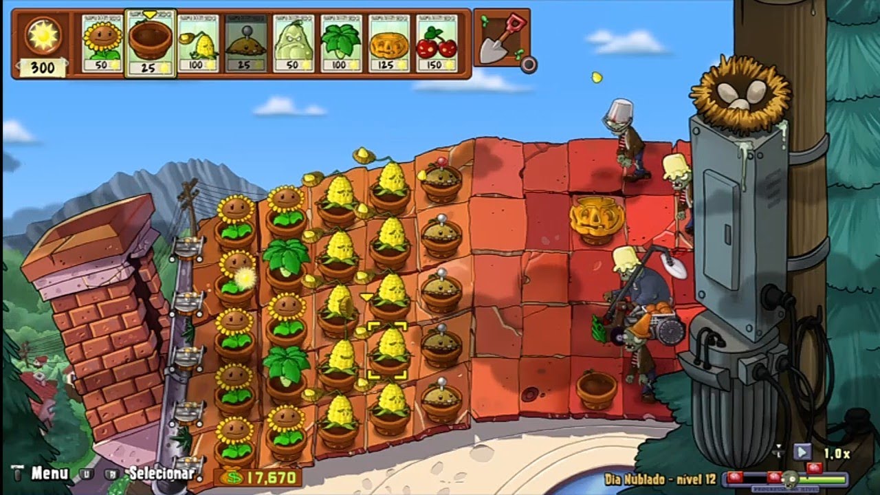 Plants vs. Zombies™: Replanted dia nublado parte 6 ( Final )
