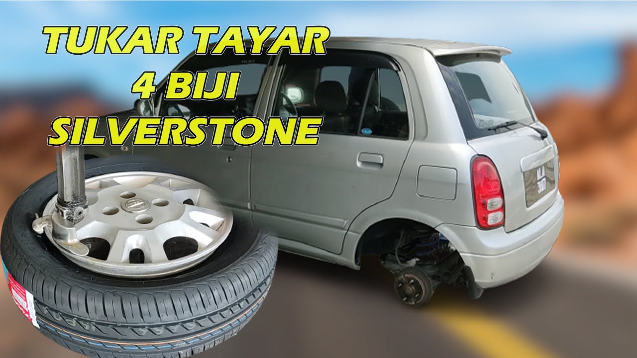 Jack Tukar 4 Biji Tayar Kelisa Jenama Silverstone