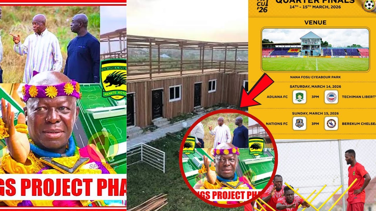 25 MILLION💰INVESTED IN KOTOKO’s ADAKO JACHIE PROJECT🤯COMPLETION ON…❓MTN FA CUP QUATER FINALS 