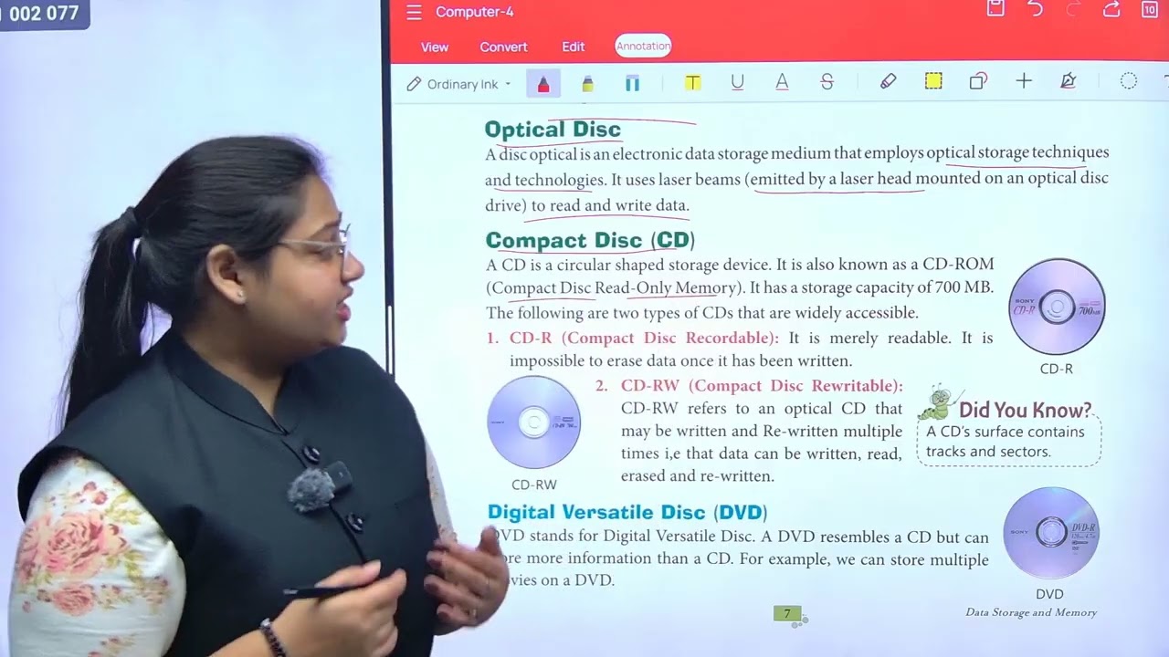 Computer | Class 4 | Data Storage and Memory