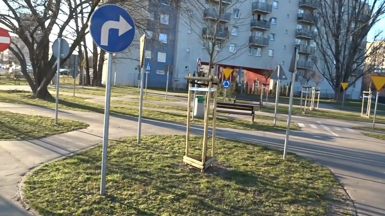 (mini) Miasteczko rowerowe -  23.03.2022, Nowa Huta, Kraków.