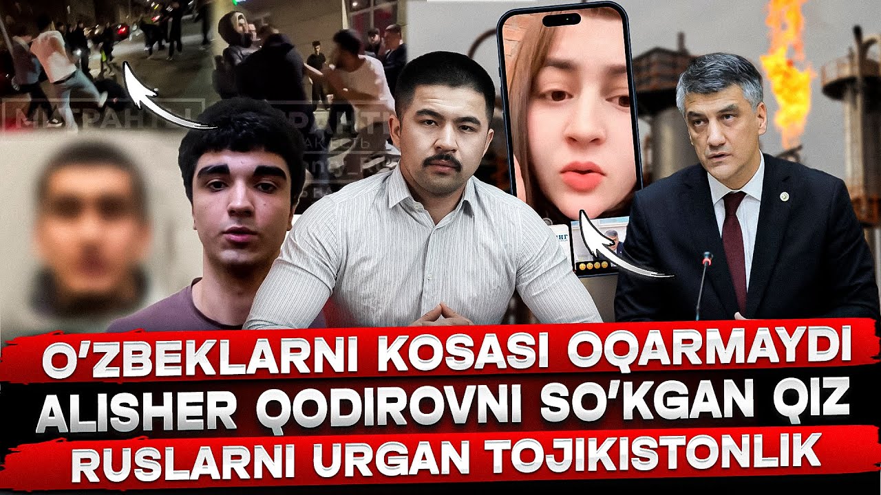 KOSASI OQARMAYDIGAN XALQ - ALISHER QODIROV! RUSLARNI KALTAKLAGAN TOJIKISTONLIK!