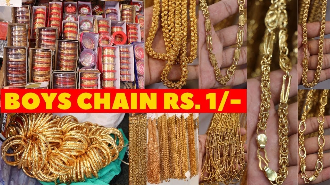 Boys Chain @ Rs. 1/- , Earrings, Bangles, Kolkata Handmade Oxidised Jewellery Manufacturer